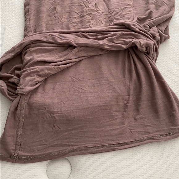 Cure dress taupe neutral colour with built in slip - Picture 4 of 5